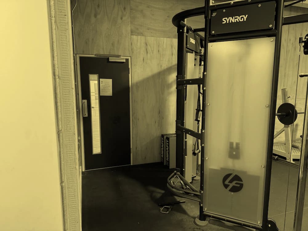 Door to the studios