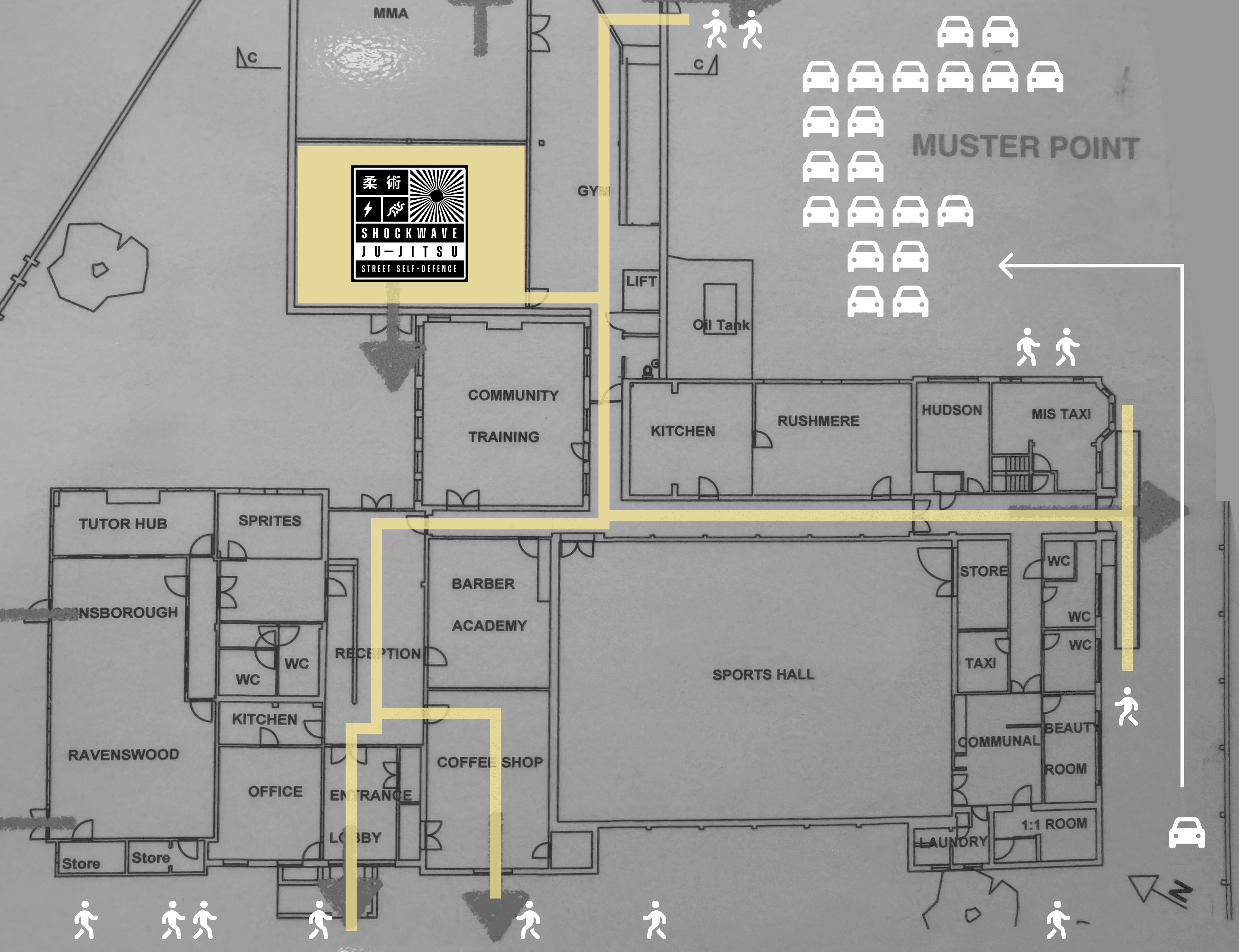 Map showing Murrayside Community Centre location